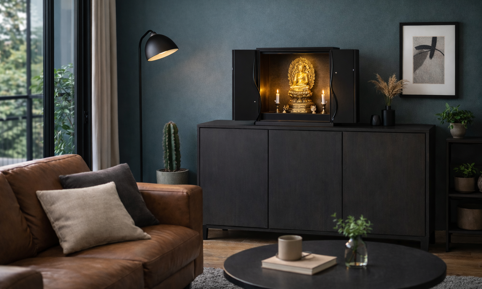 仏壇をリビングで目立たせない配置と選び方