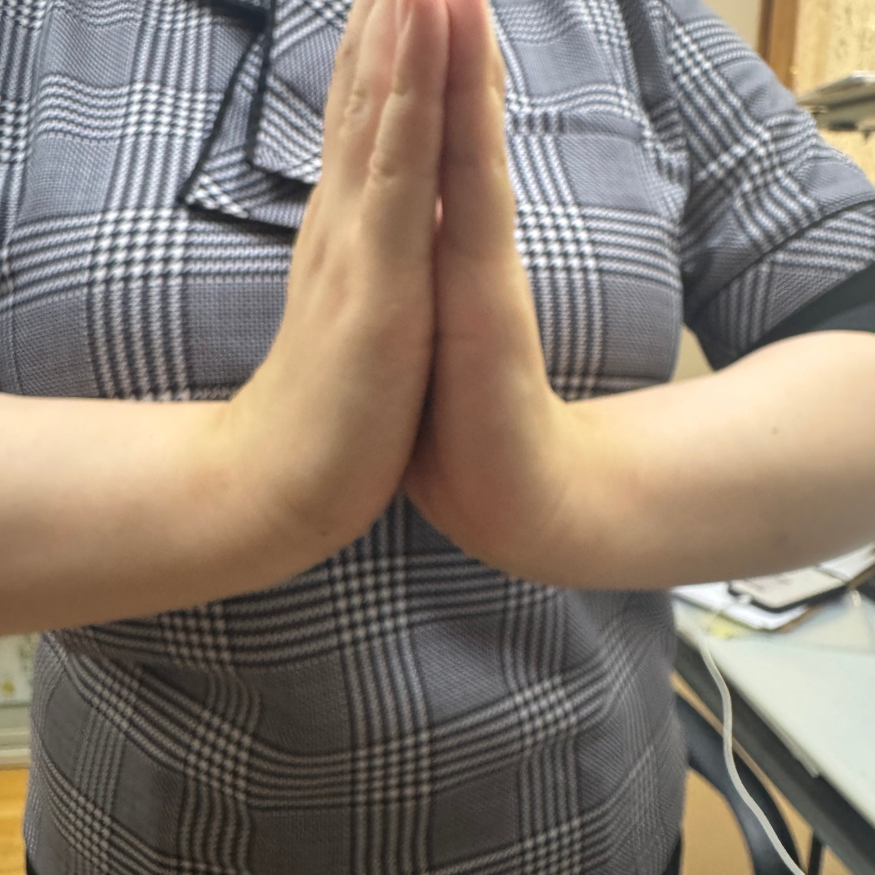 手を合わせる　〜合掌〜