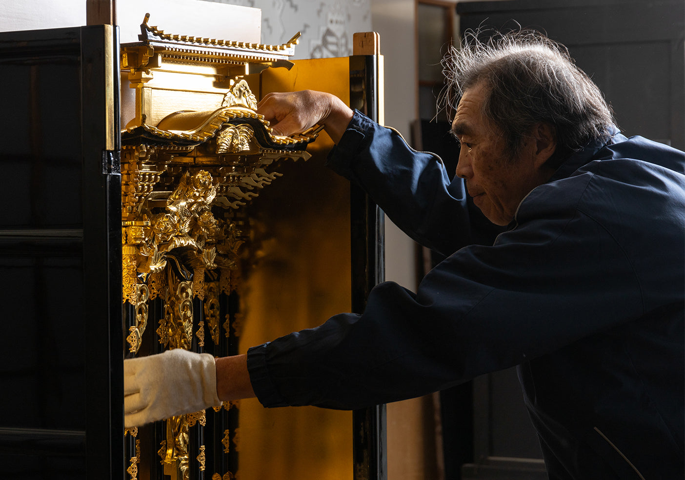 お仏壇のリメイク２　〜採寸・加工〜