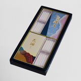 【薫寿堂】進物用線香「花琳・渡月」二種香　紙箱入り