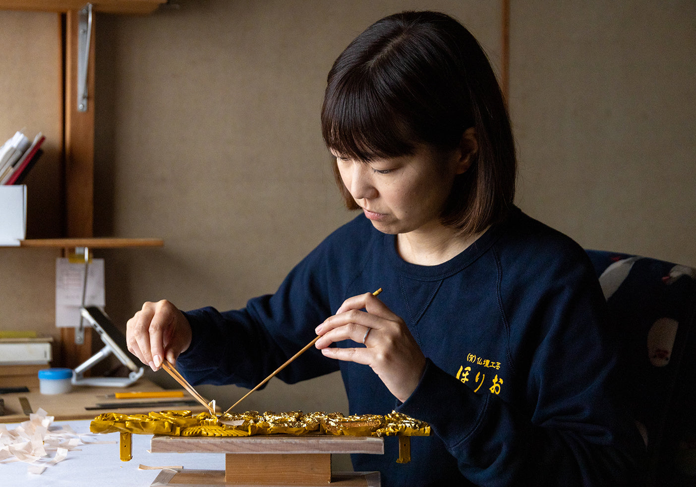 職人のものづくり – 仏壇工芸ほりお